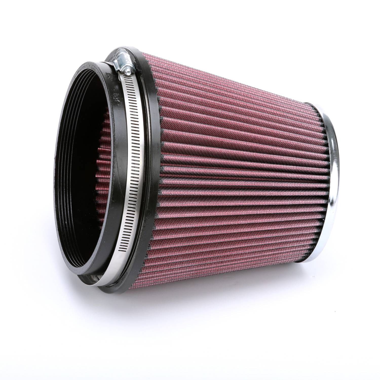 Sevenmoto Universal Sports Air Filter Chrome Flat | 42-44mm Connection Small Racing Air Filter