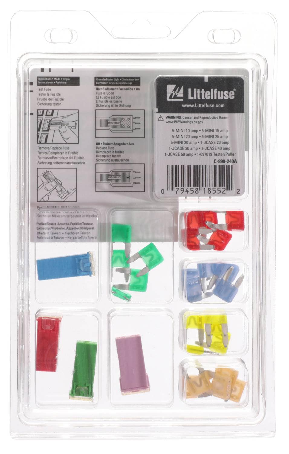 Littelfuse Fuse Assortment 094550 | O'Reilly Auto Parts