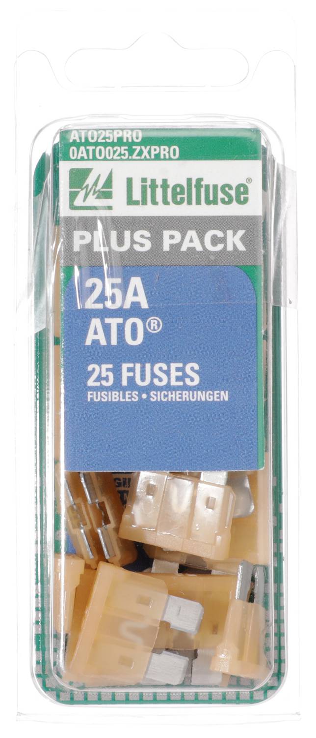 Littelfuse 25 Amp Fuse Pro-Pack ATO25PRO | O'Reilly Auto Parts