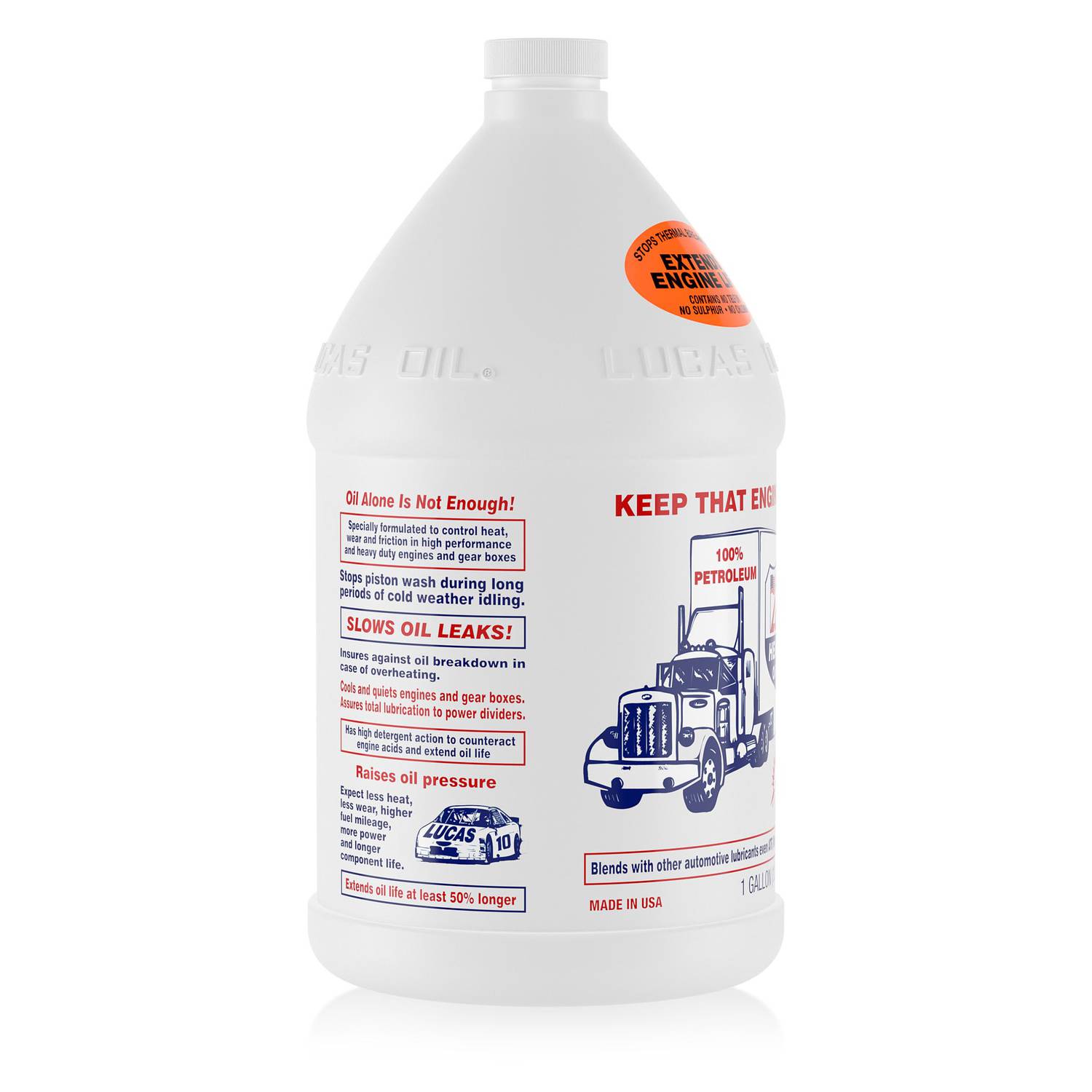 Lucas Oil 10002 Heavy Duty Oil Stabilizer – 4 Pack (1 Gallon Each) – Made In USA