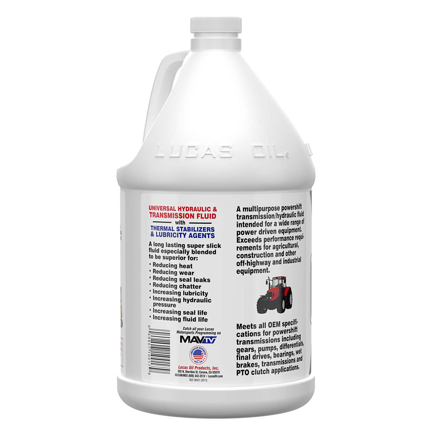 Lucas Hydraulic Oil Booster Stop Leak, Gallon 10018 Lucas, 52 OFF