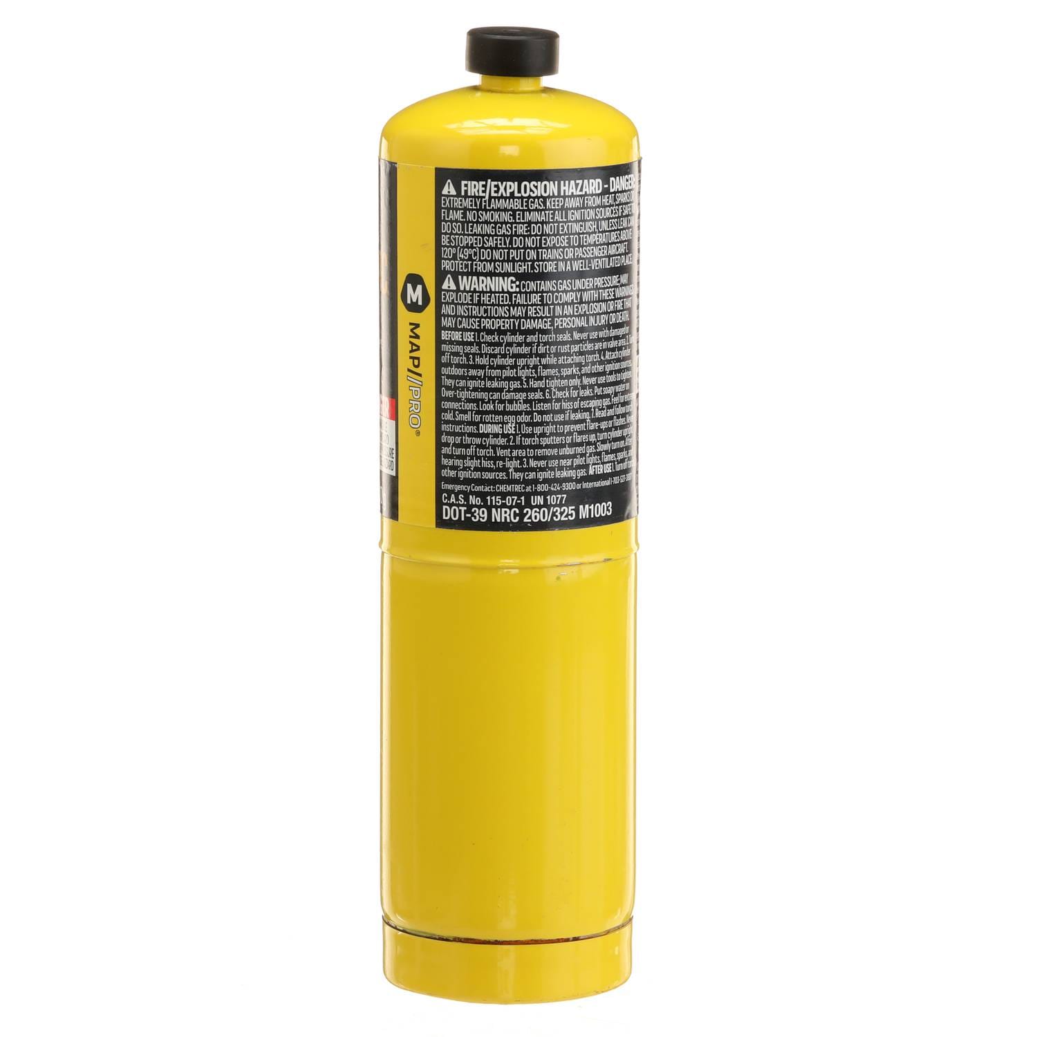 MAP GAS バナー+ガス Mag-Torch Map//Pro Fuel Cylinder 332477 | O'Reilly Auto Parts