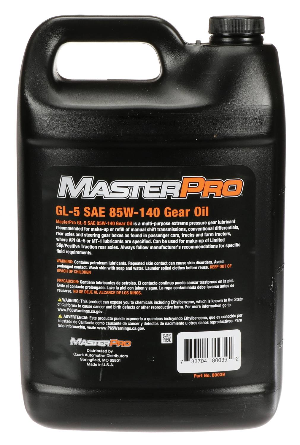 MasterPro Conventional Gear Oil 85W-140 Gallon 80039, 53% OFF