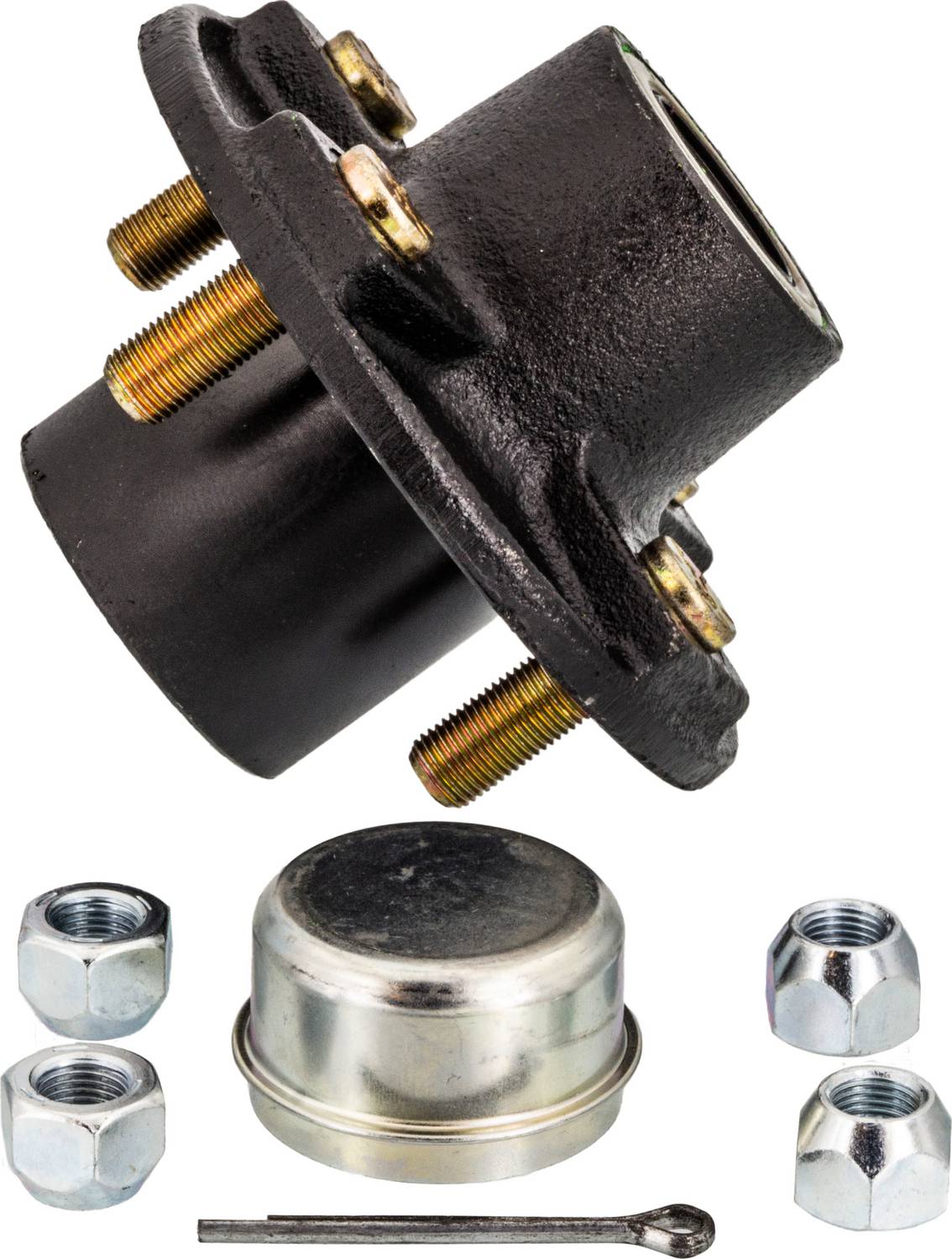 thumbnail image 2 of Replacement Trailer Axle – 2200 Lb Capacity, 68" Hub-to-Hub, 4-Lug, For Harbor Freight Trailers, Made In USA 2 of 3