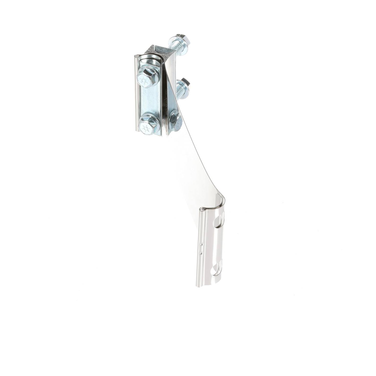 75/76x125mm Exhaust Pipe Clamp – Double Connector Clamp, Galvanized Steel (Part #114-976)
