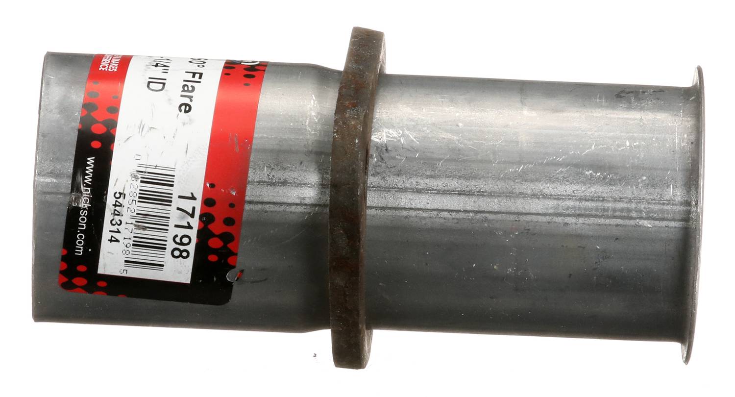 Nickson Exhaust Adapter; 2-1/4 Inch; 90 Degree Flat Flare
