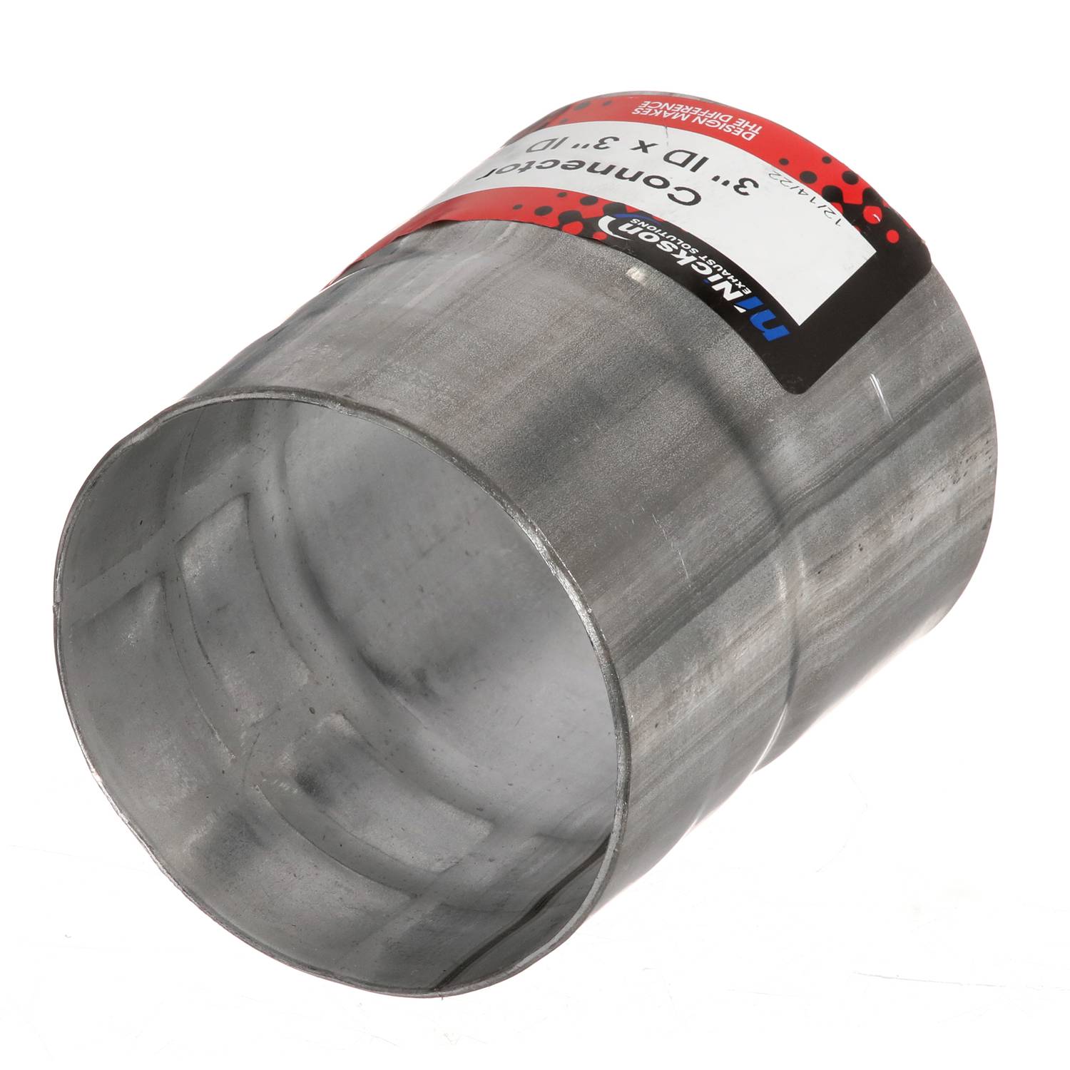 3" ID To 2.75" ID Exhaust Pipe Coupling Connector - Made In USA, Mild Steel, 4" Long