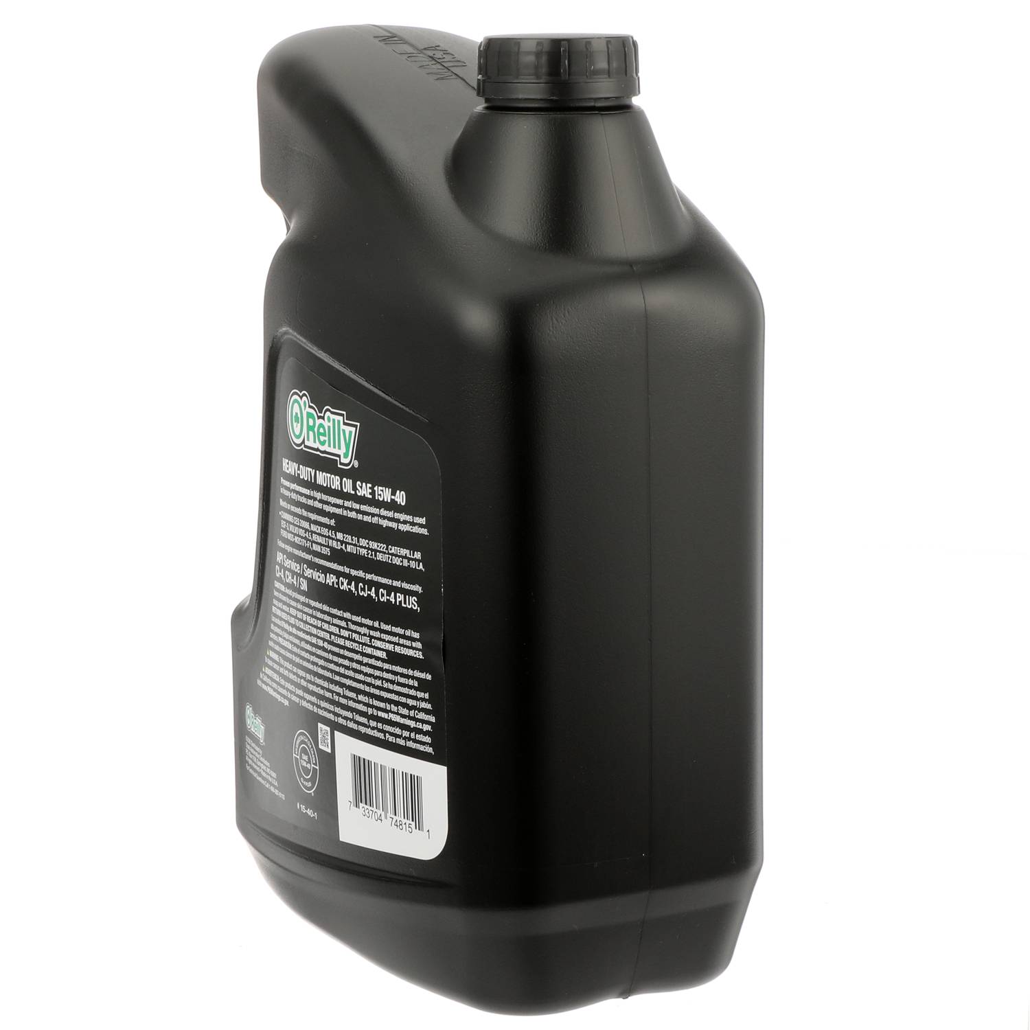 O'Reilly Conventional Diesel Motor Oil 15W-40 Gallon 74815