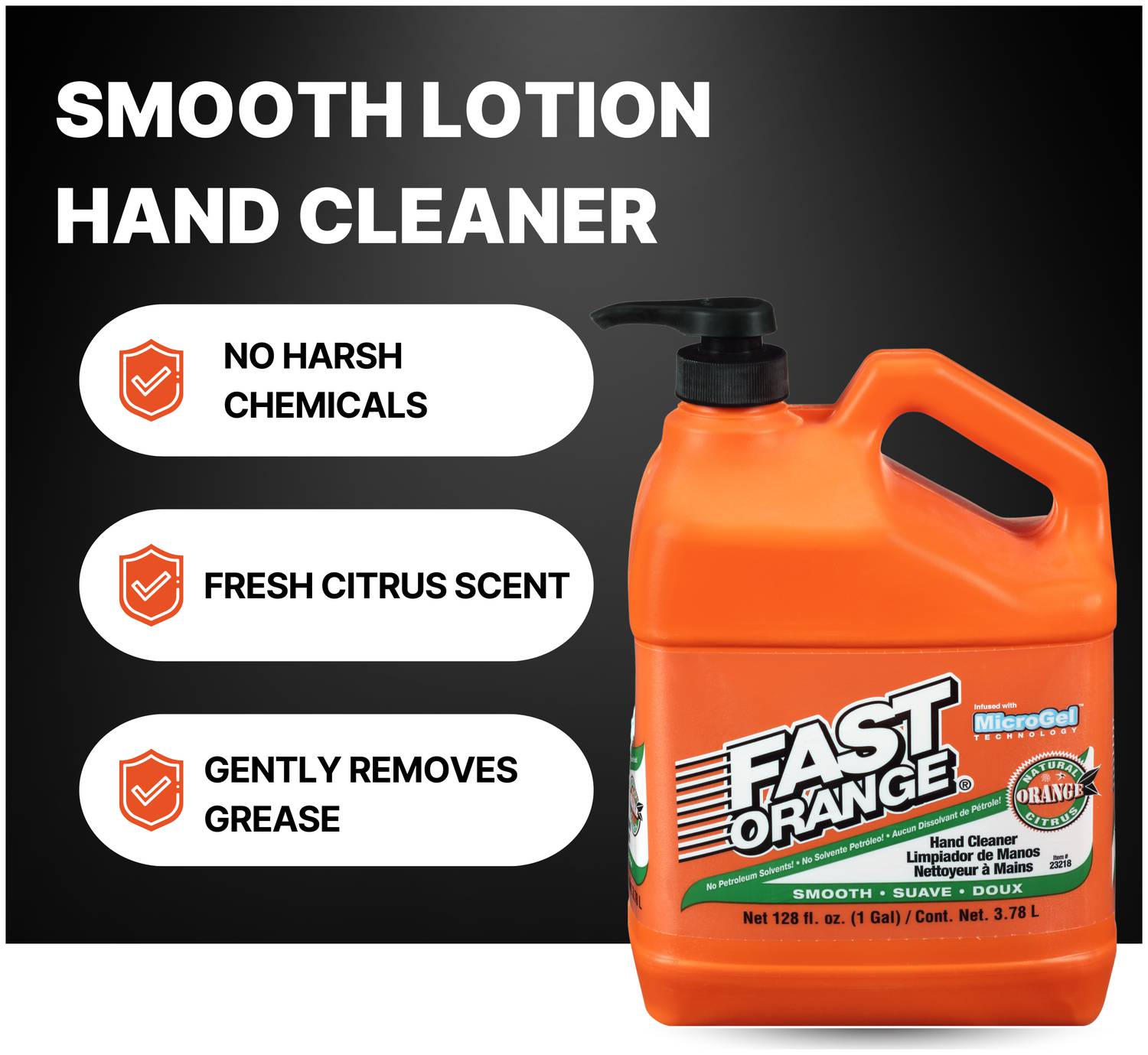 Permatex Fast Orange 1 Gallon Orange Hand Cleaner 23218 | O'Reilly