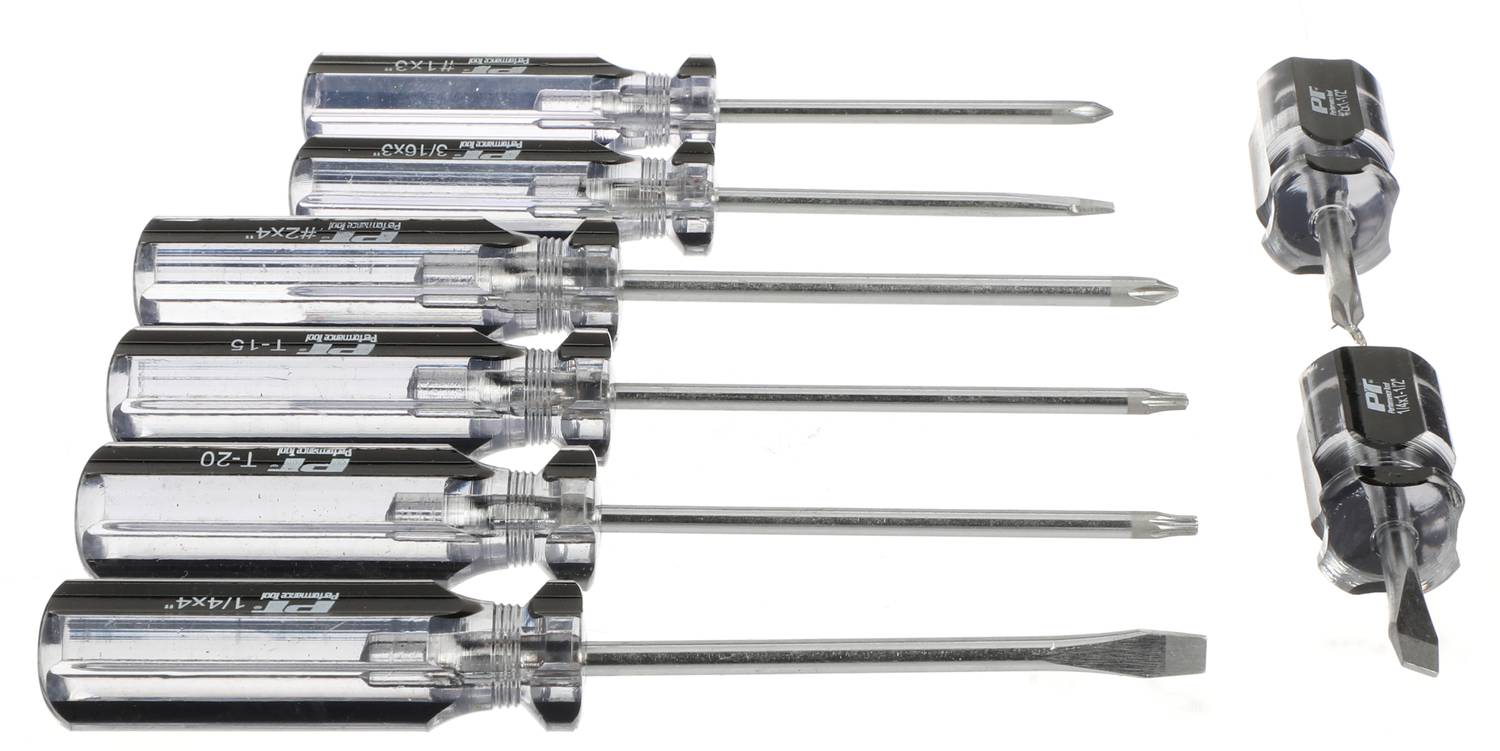 Performance Screwdriver Set Phillips, Slotted, Star W80008 | O'Reilly