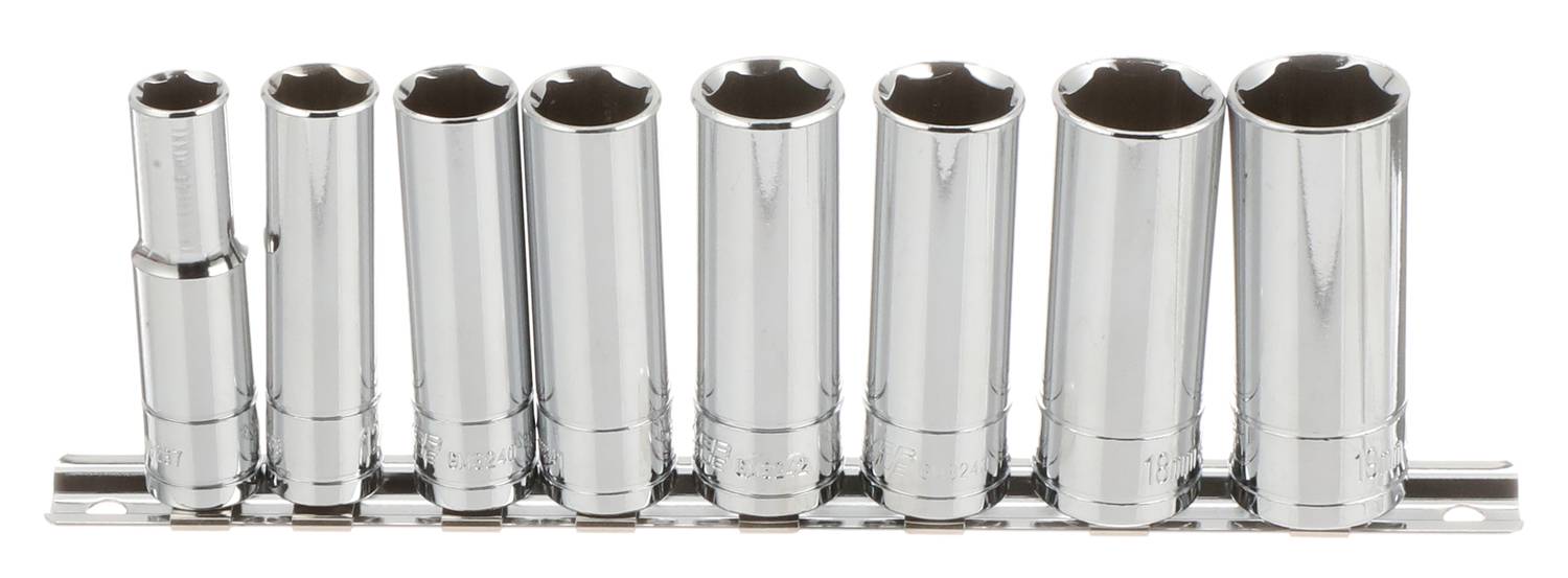 そーた Power Torque 9 Piece 3/8 Inch Drive 6 Point Metric Socket Set