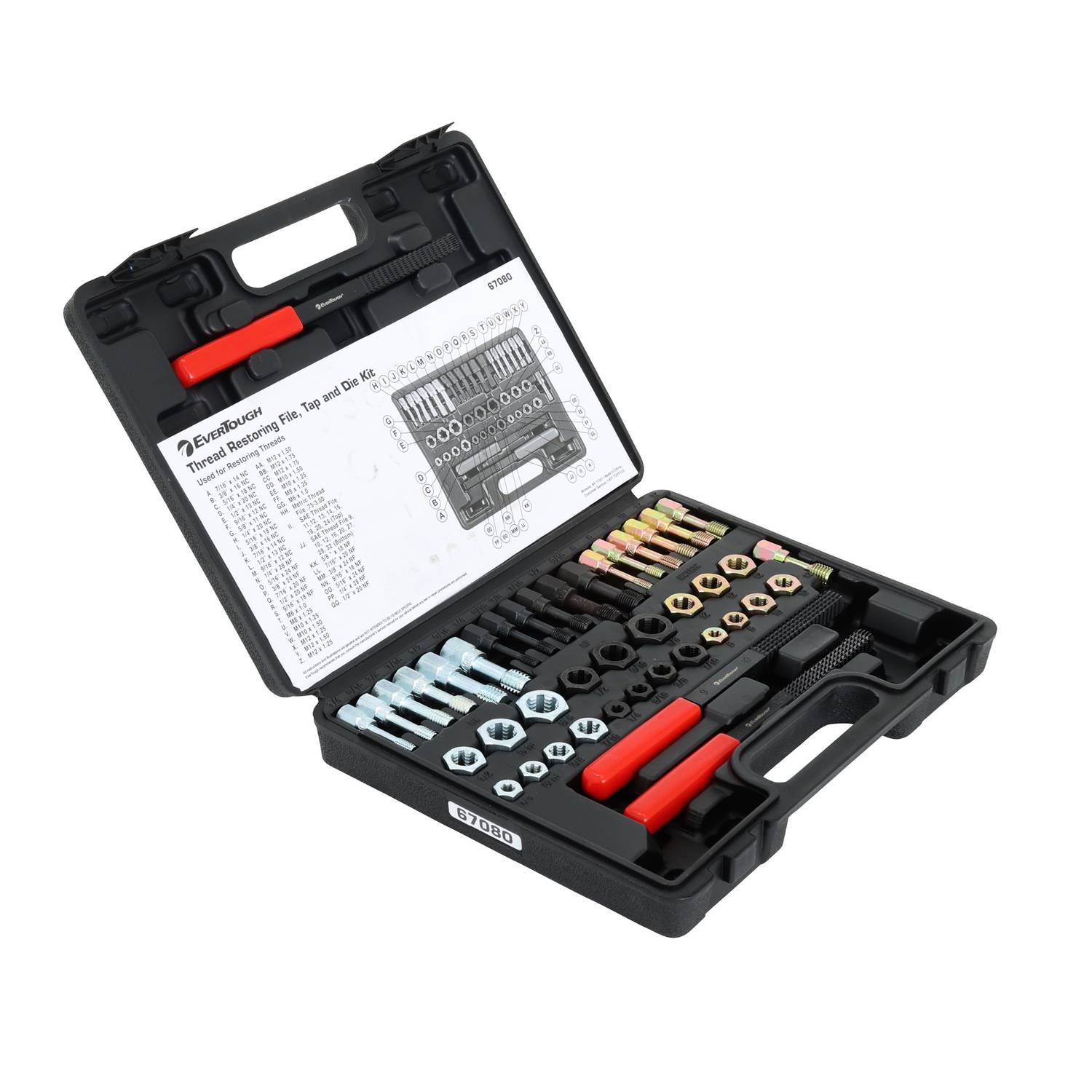 Automotive Mechanical Thread Cleaning Tool 15-Piece Metric Thread ...