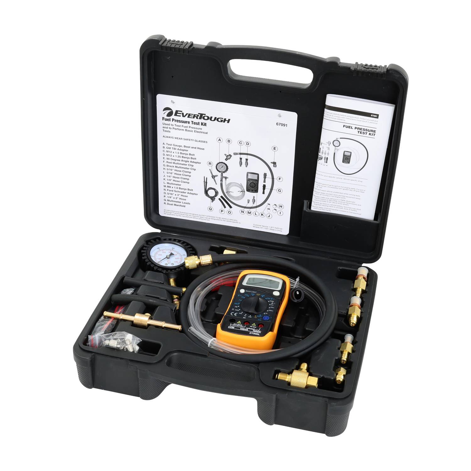 【CPC-L24】BoN Rental Tools EverTough Fuel Pressure Test Kit 67091 | O