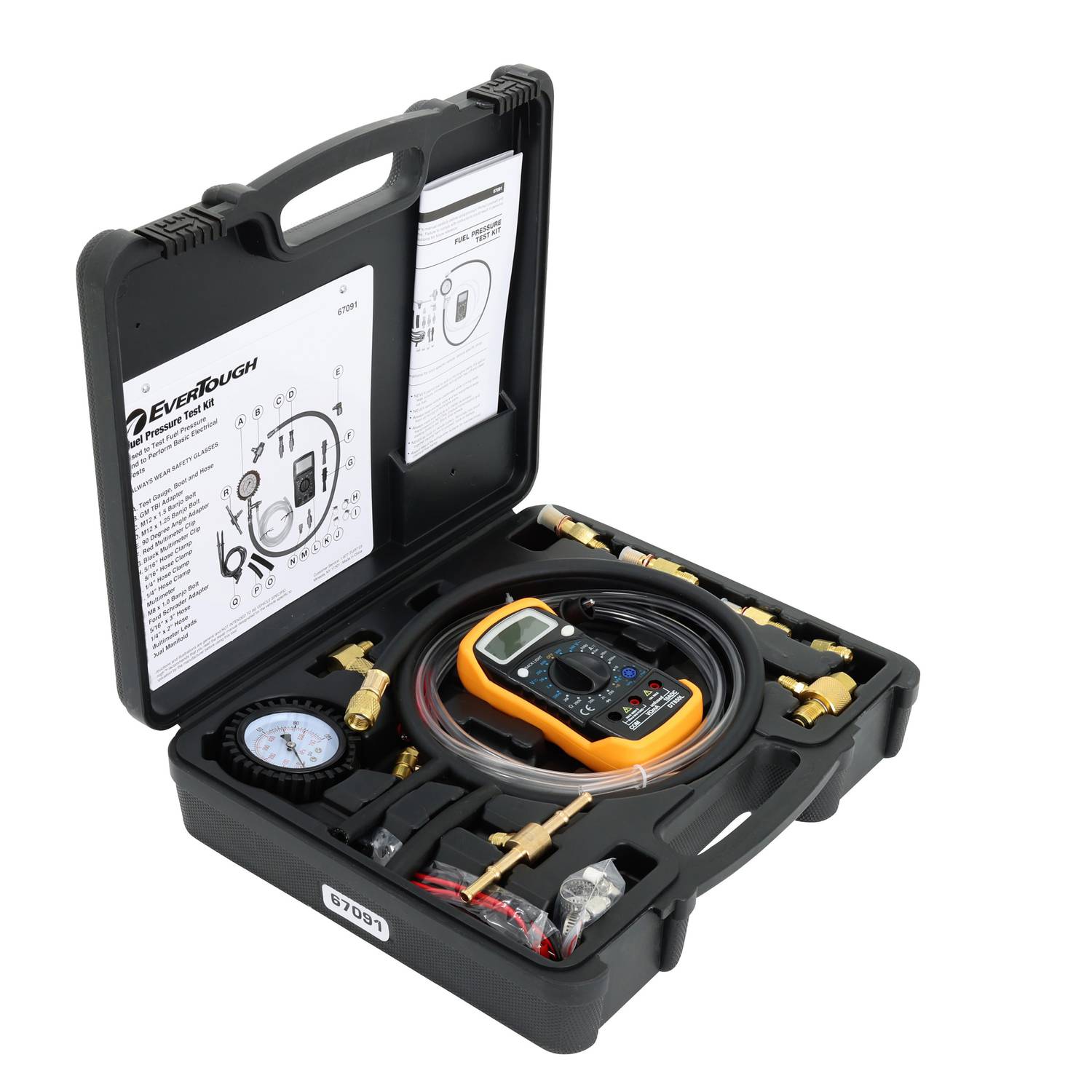 YU　② Rental Tools EverTough Fuel Pressure Test Kit 67091 | O'Reilly