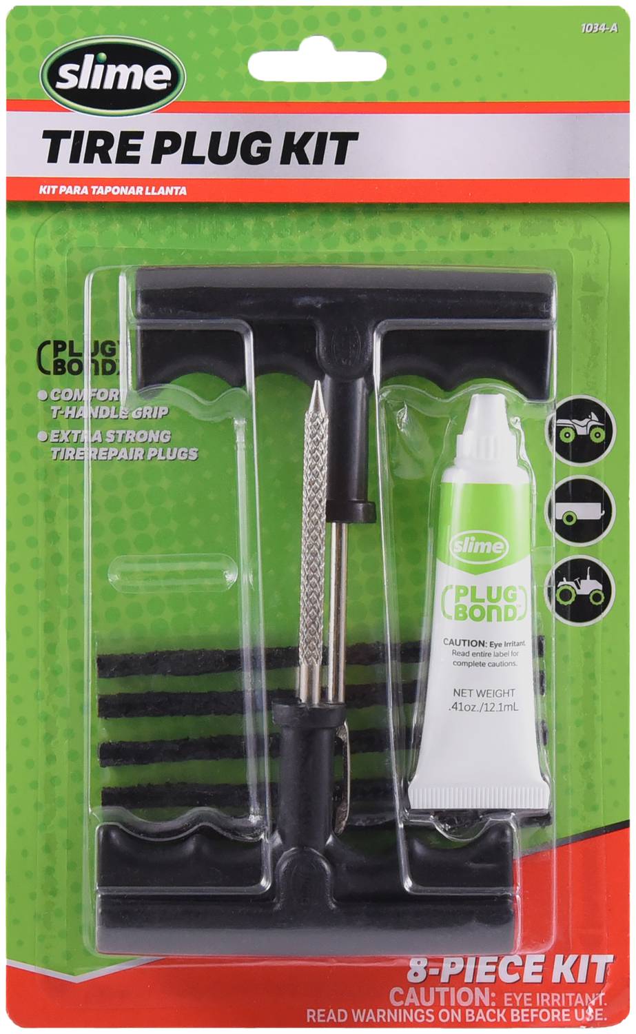 Slime Tire Plug Kit 1034A O'Reilly Auto Parts