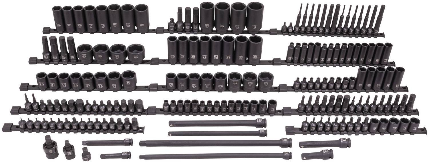 Sunex 181 Piece Mixed Dr Master Impact Socket Set 10181 | O'Reilly