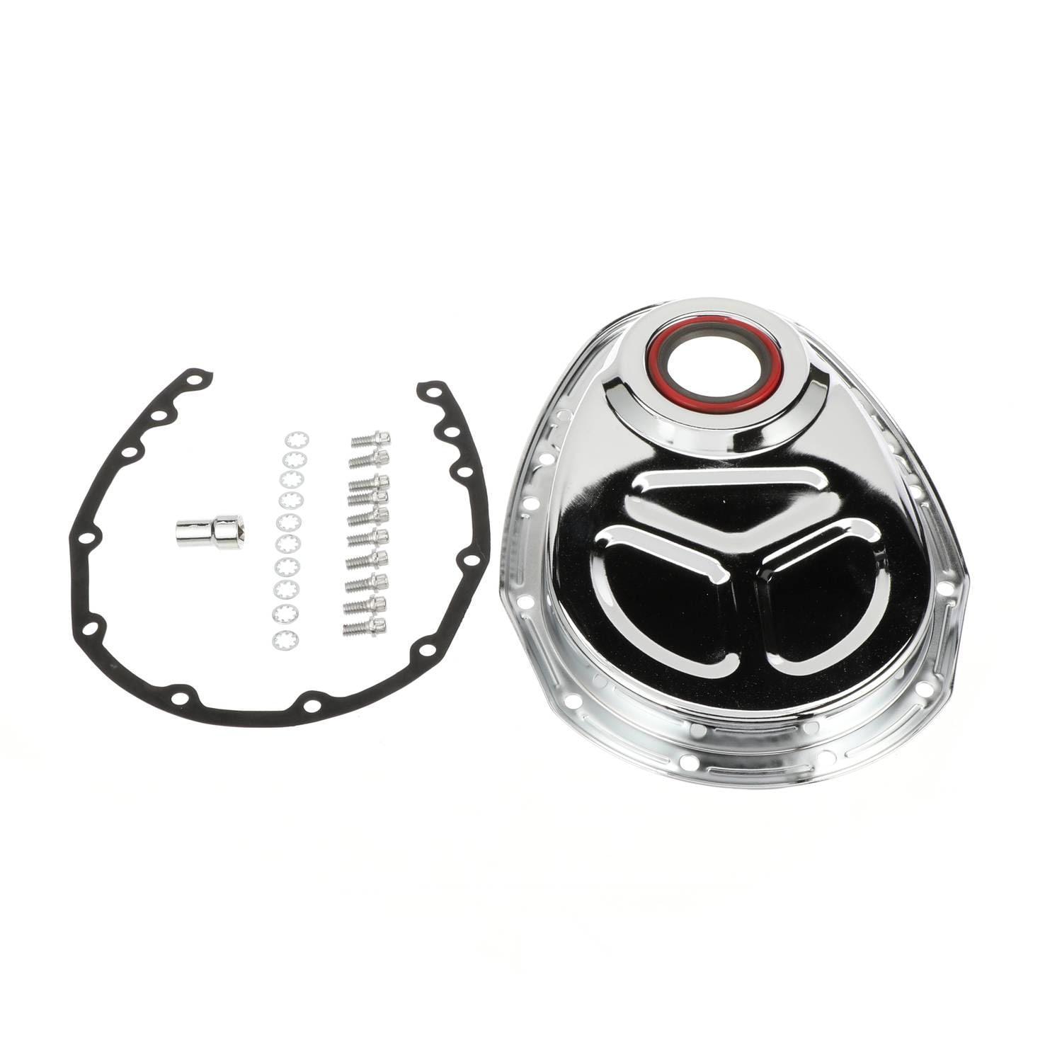 TREASURE 専用 Spectre Performance Chrome-Plated Steel Timing Chain Cover