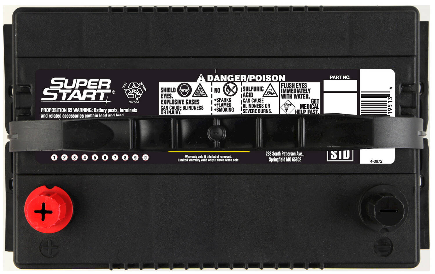 Super Start Extreme Battery Group Size 94R H7 794RMF, 40% OFF