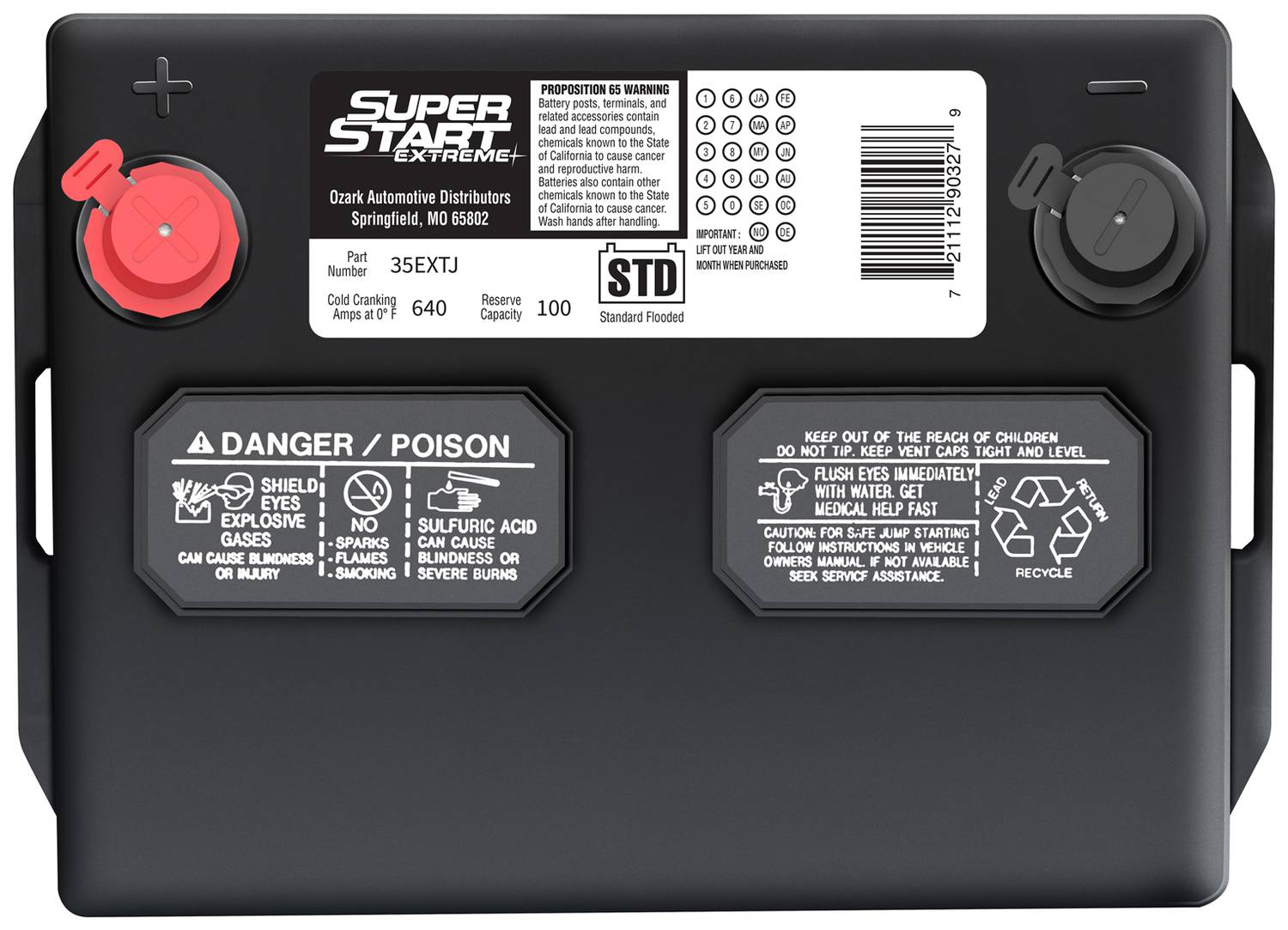 Super Start Extreme Battery Group Size 94R H7 794RMF, 40% OFF