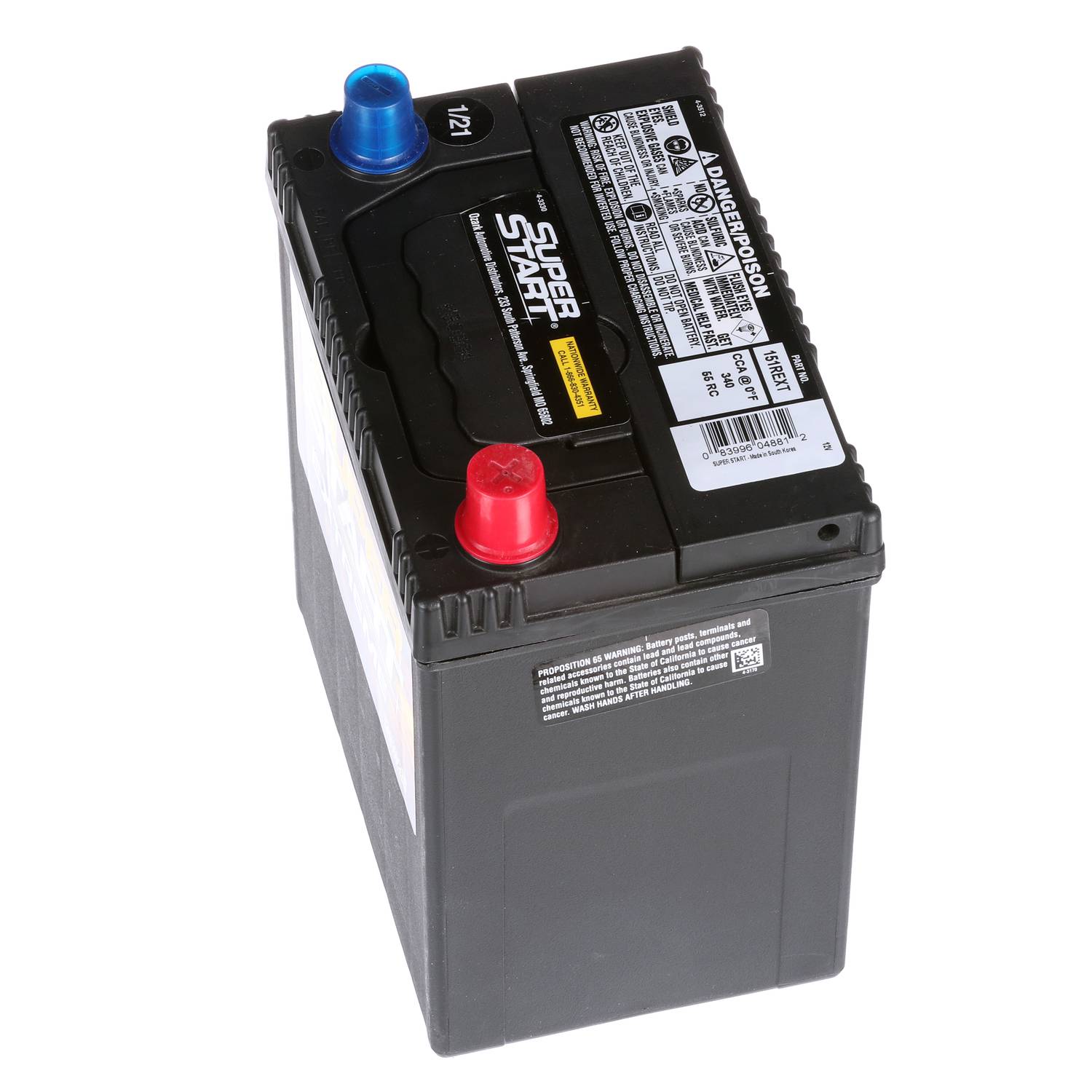 Super Start Extreme Battery Group Size 151r 151rext O Reilly Auto Pa