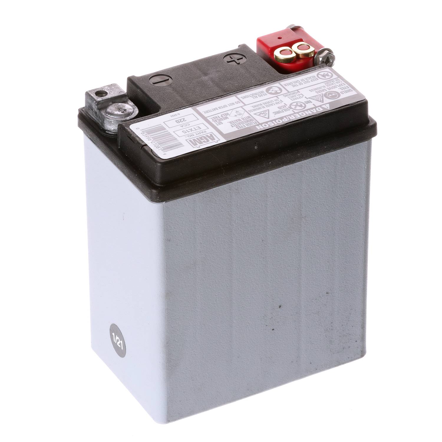 Super Start Power Sport AGM Top Post Battery Group Size BTX14AH