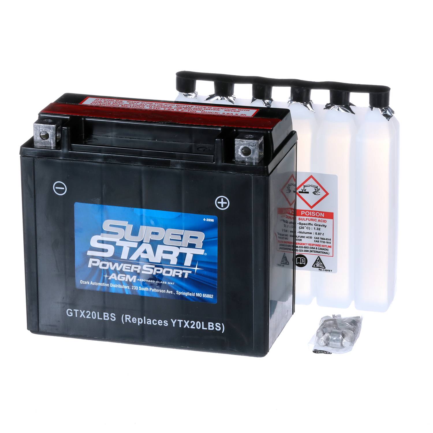 Super Start Power Sport Agm Battery Group Size Btxl Bs Gtxlbs O