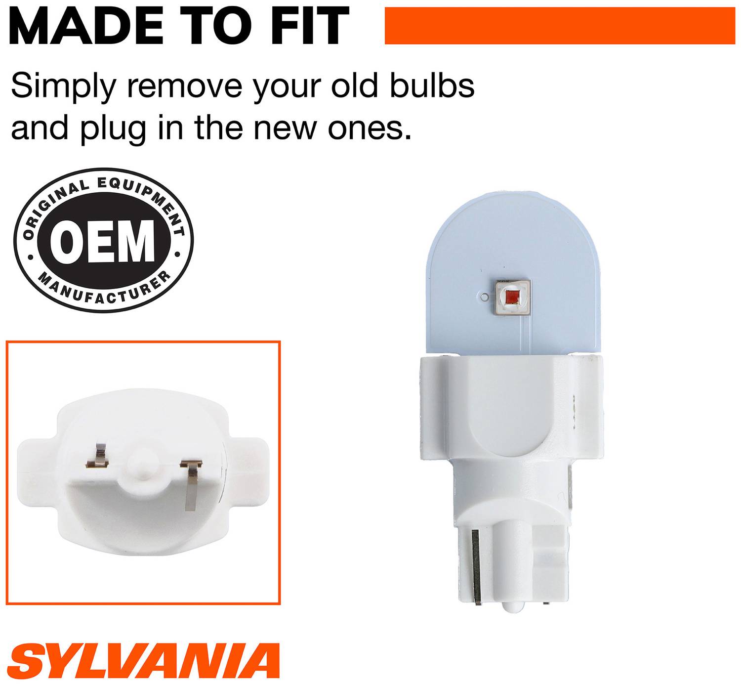 SYLVANIA 921 LED Mini Bulb Red (Pack Of 2) 921RSLBP2 | O SYLVANIA 921 LED Mini Bulb Red (Pack Of 2) 921RSLBP2 | O