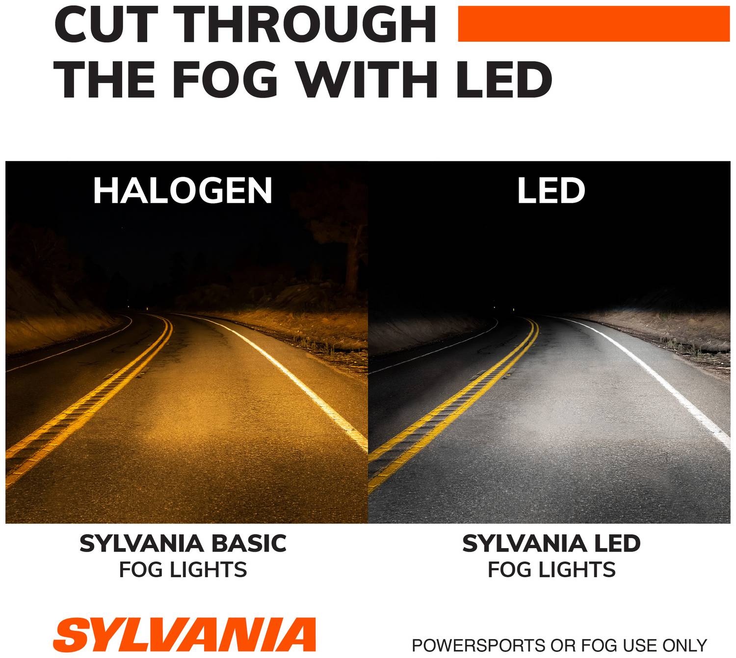 Sylvania Bulb; H11; LED; Pack Of 2 H11SLBX2 | O'Reilly Auto