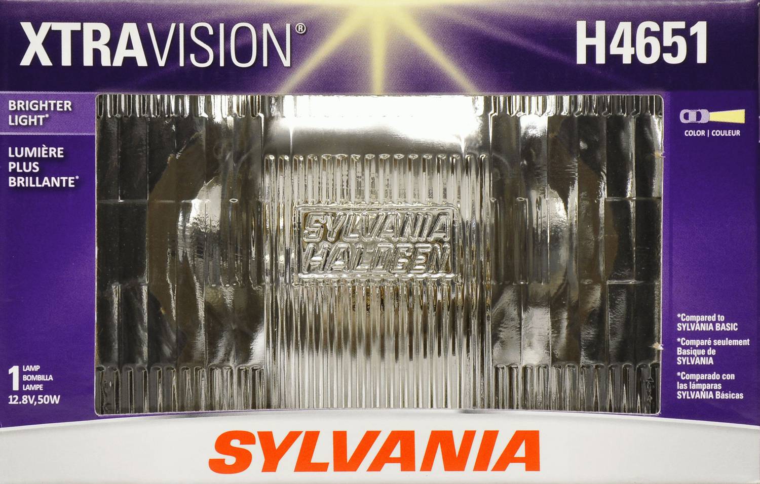 sylvania h4651 xtravision halogen sealed beam bulb pack of 1