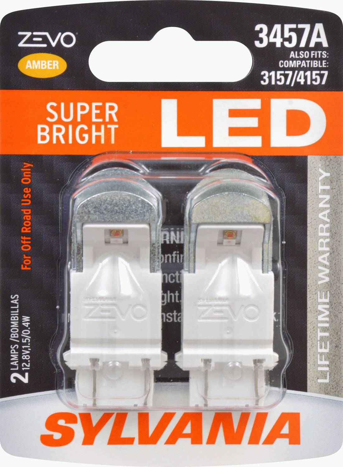 3457 bulb amber