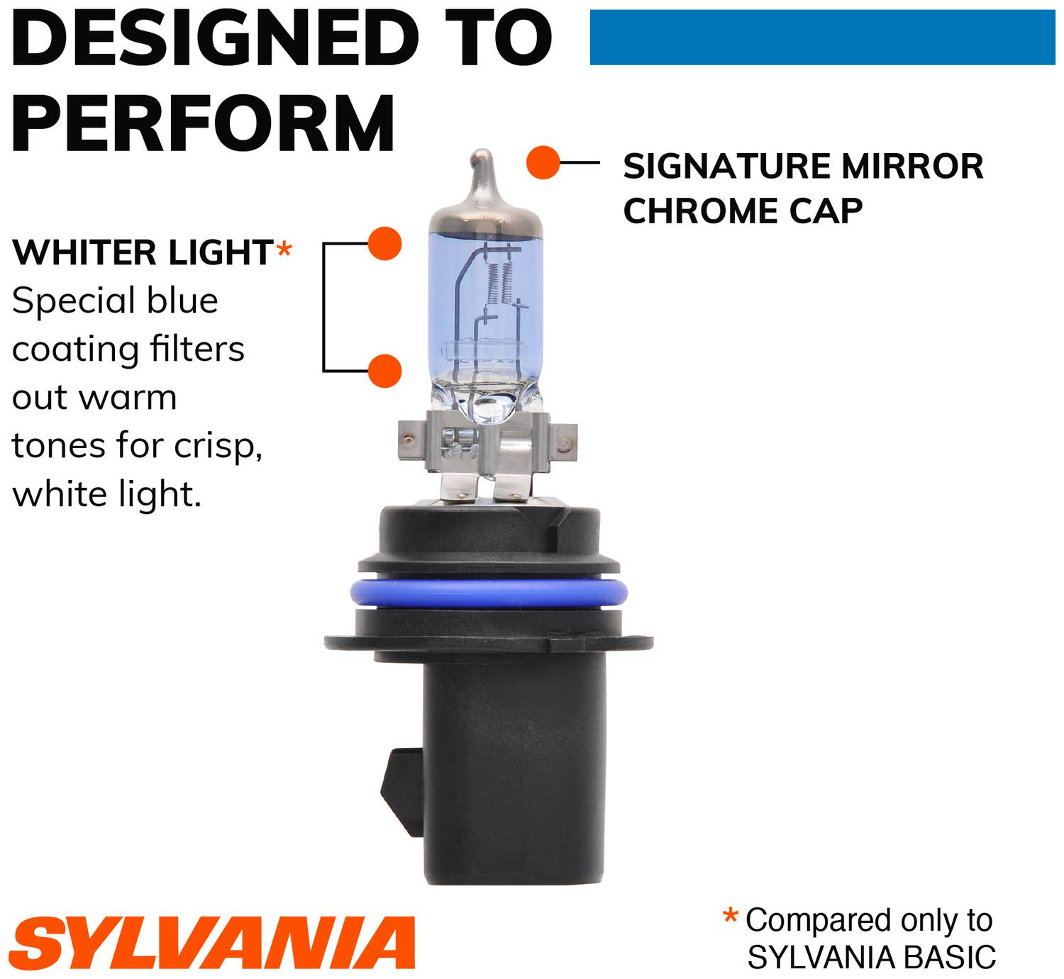 Sylvania 9007 High Performance SilverStar ZXE Halogen Headlight Bulb (