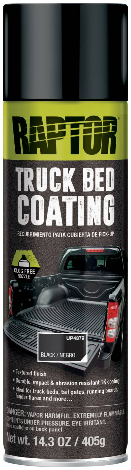 thumbnail interactive-video image 1 of Buzzweld Raptor Bedliner Aerosol – 400ml Powercan, Black, UK Made, Protective Truck Bed Coating 1 of 3