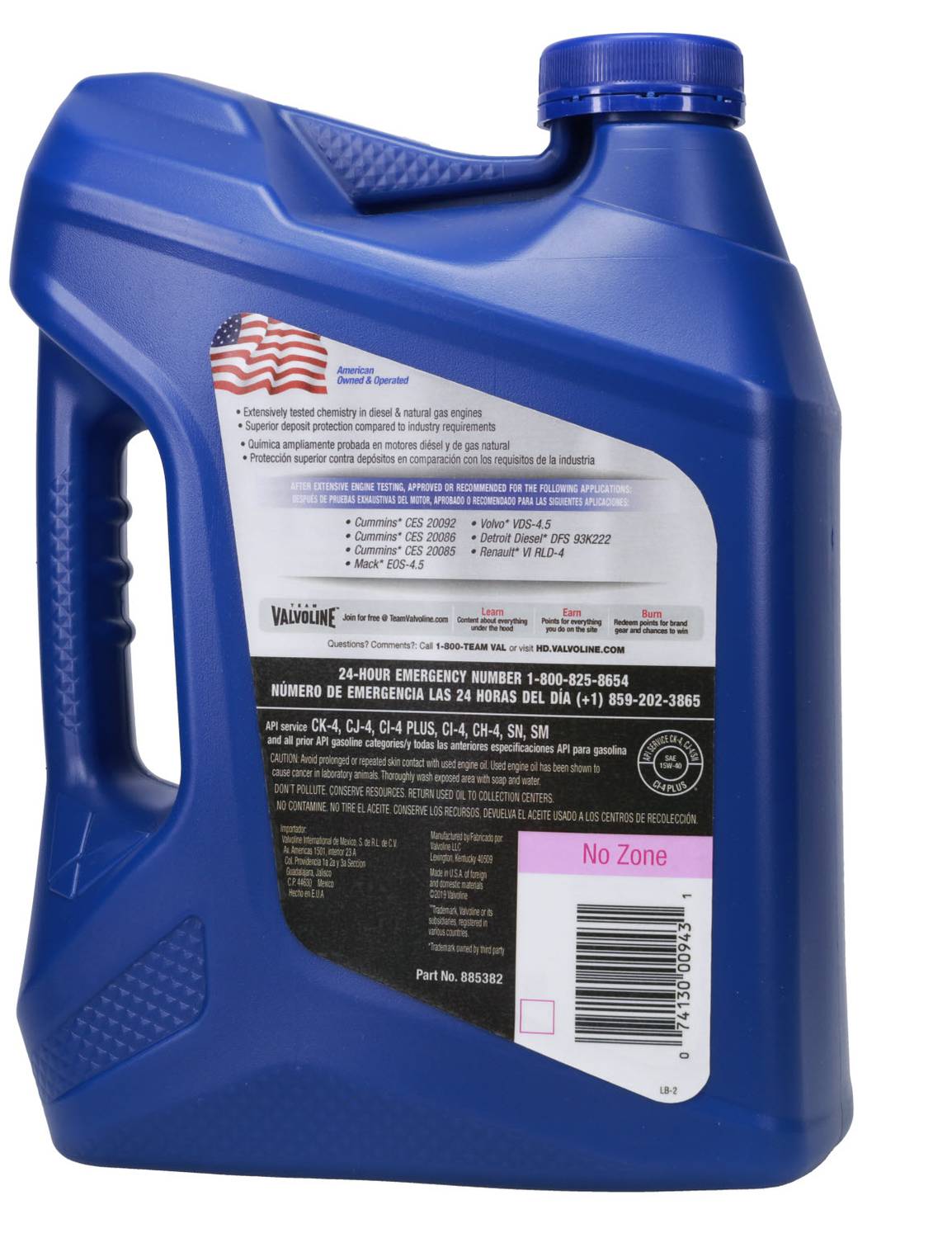 Valvoline Premium Blue 8600 ES 15W-40 Conventional Heavy, 45% OFF