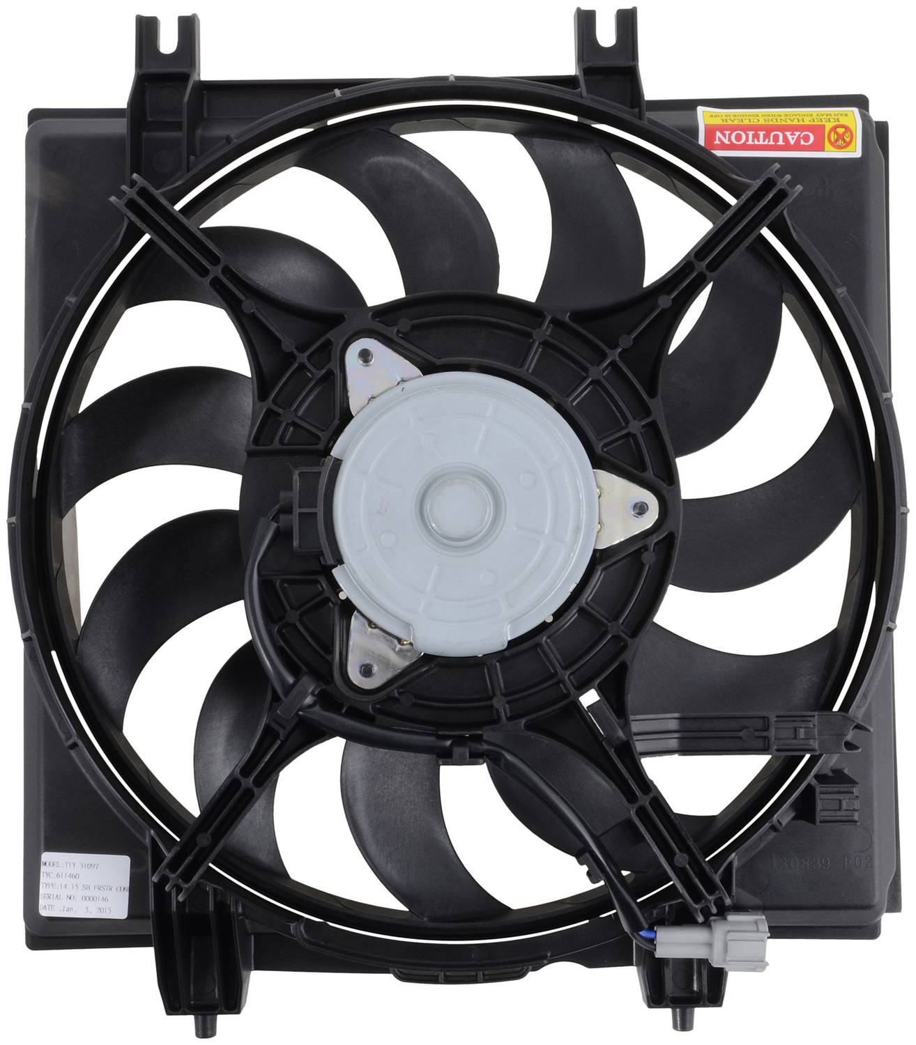 ファン・ニステルローイ Import Direct Cooling 1137 cfm Condenser Fan Assembly