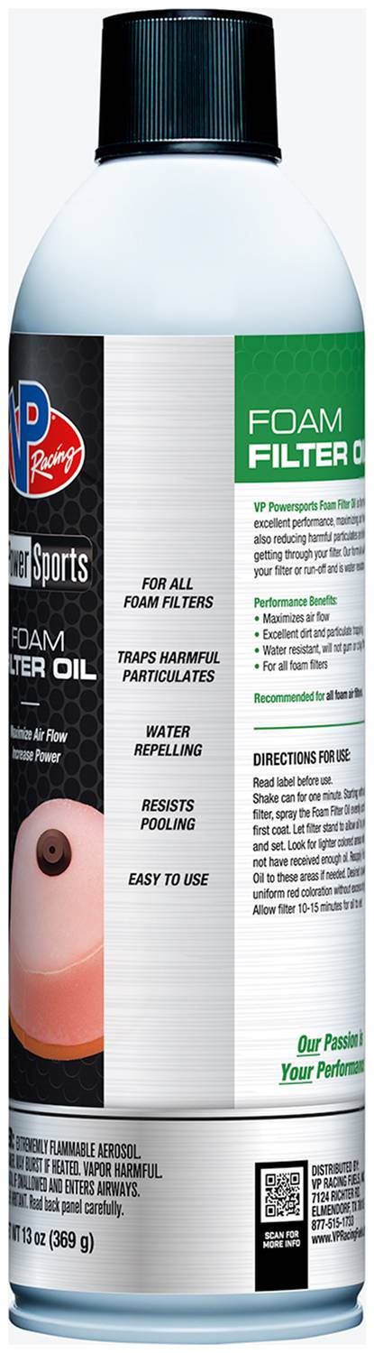 VP Racing PowerSports Foam Filter Oil 2917 VP Racing PowerSports Foam Filter Oil 2917