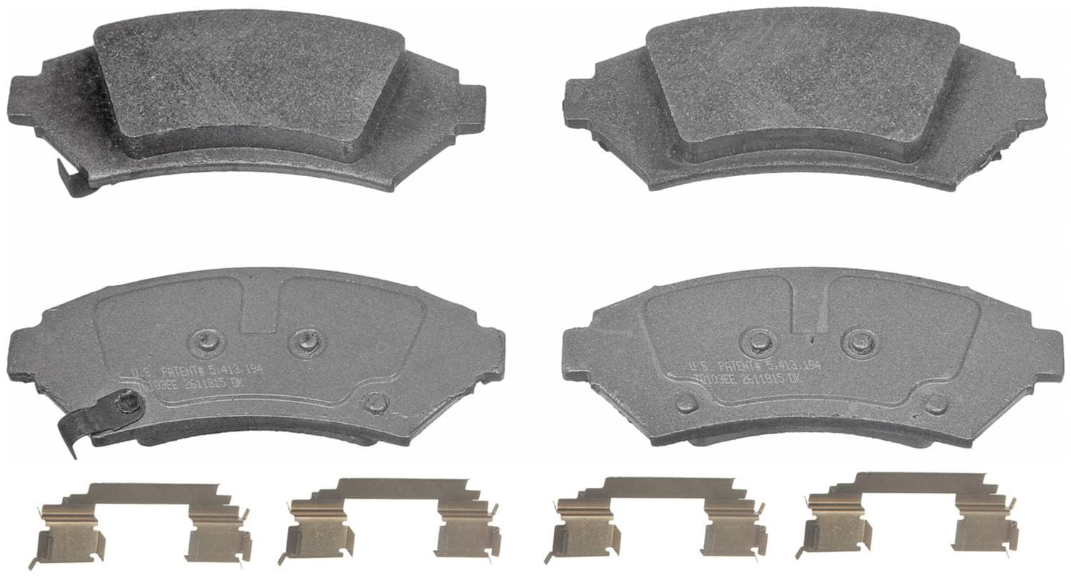 Disc Brake Pad Set-ThermoQuiet Disc Brake Pad Front Wagner MX1076