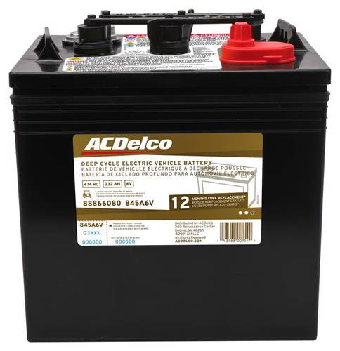 Acdelco Standard Flooded Low Profile Type Lpt Battery Group Size Gc2 8784