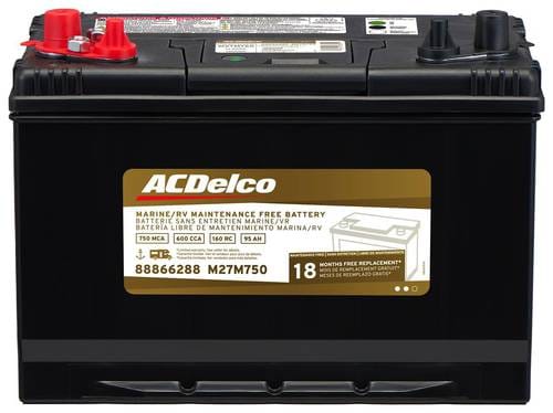 ACDelco Standard Flooded Marine Battery Group Size 27 M27M750 | O'Reil