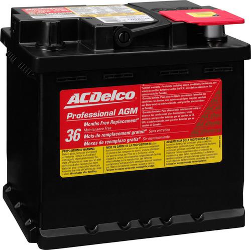 Acdelco Battery Group Size Ln Ln Agm O Reilly Auto Parts