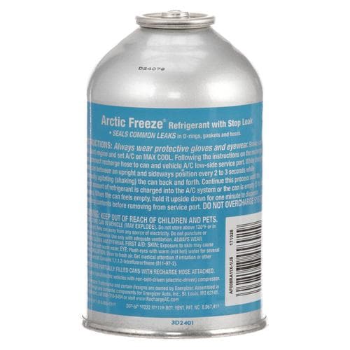 Arctic Freeze R-134a Refrigerant: With Cool Boost┬«, Seals