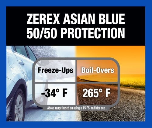 Zerex 1 Gallon Blue Pre-Mixed Antifreeze/Coolant 861398 | O'Reilly