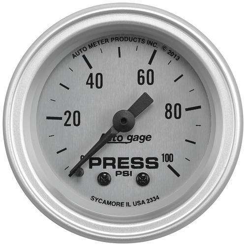 Auto Meter 21/16 Inch Oil Pressure Gauge 2334 O'Reilly Auto Parts