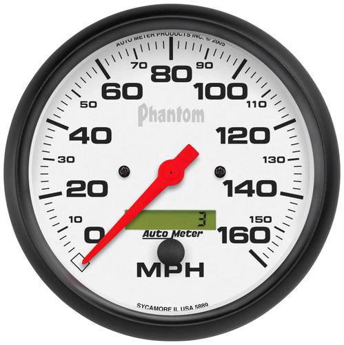 Auto Meter Phantom 5 Inch Speedometer Gauge 5889 | O'Reilly Auto Parts