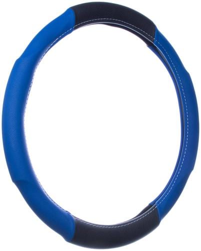 Custom Accessories Steering Wheel Cover Black, Blue 34113PY | O'Reilly