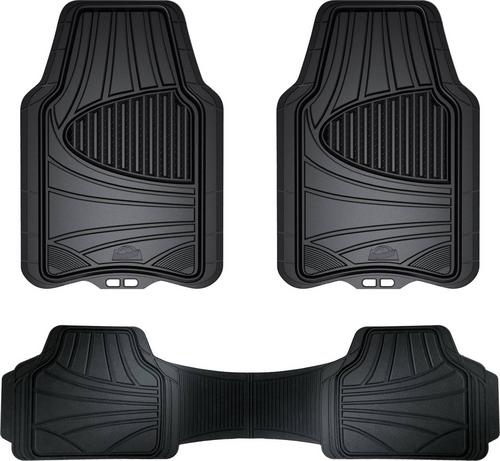 Custom Accessories Armor All Black Classic Molded Rubber Polymer Floor