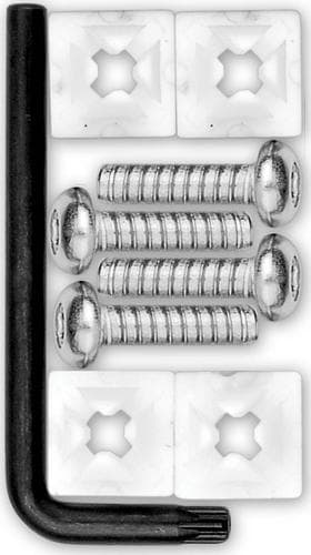 42X Anti-Theft License Plate Screws Kit, Stainless Steel Bolts