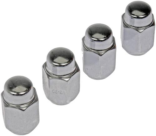 CWA 20-Pack 7/16-20 Chrome Bulge Acorn Lug Nuts – 3/4" Hex, Conical Seat
