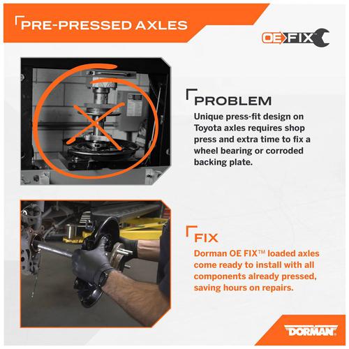 Dorman OE Solutions Axle Shaft Assembly 926142 | O'Reilly