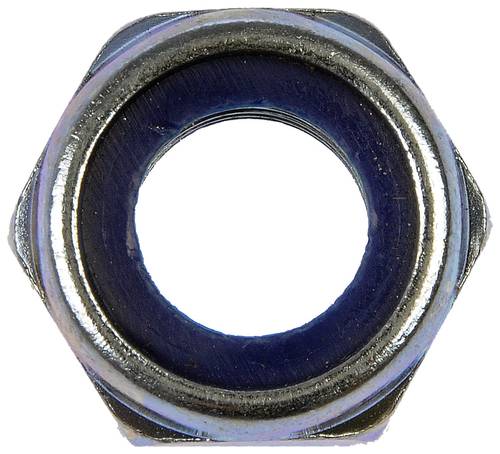 thumbnail image 2 of 5x M12-1.5 Nylon Insert Lock Nuts – Grade 8.8, Fine Thread, Zinc Coated Metric Stop Nuts 2 of 4