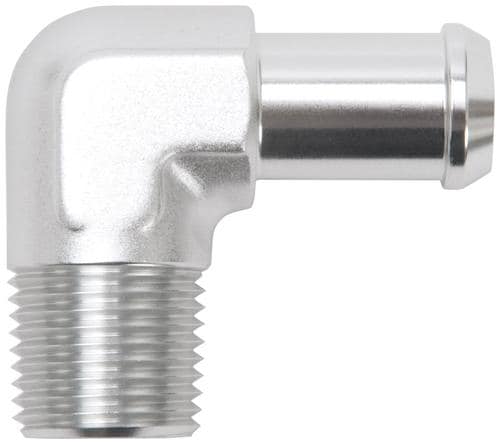 Edelbrock 1/2 To 5/8 Inch 90 Degree Hose End Fitting 8179 | O